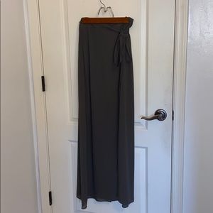 Wrap around maxi skirt